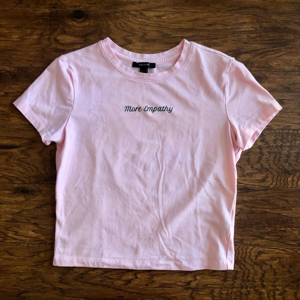 More Empathy Crop Top
